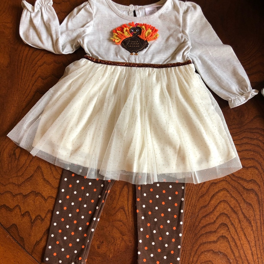 Girl’s Turkey Outfit, size 2T